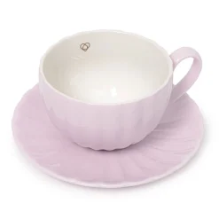 Kuppi lautasella Homla MINA Purple, 280 ml