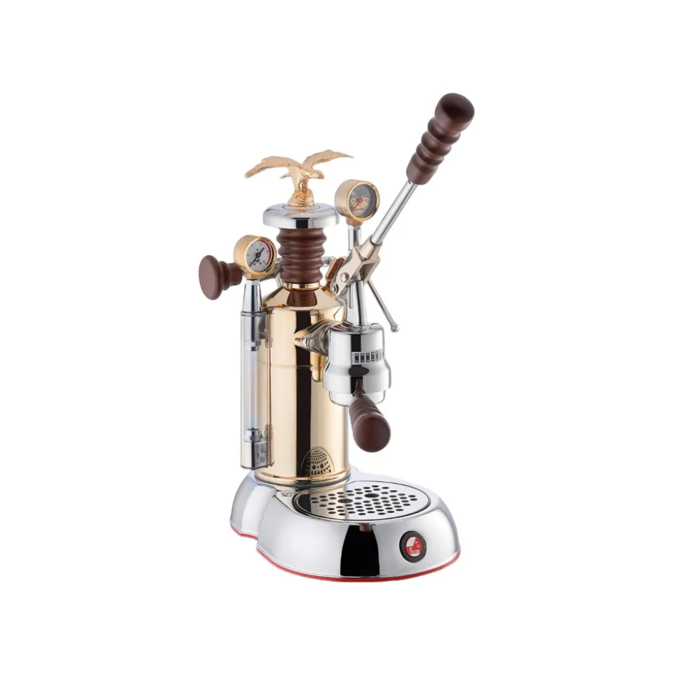 La Pavoni Esperto Competente manuaalinen espressokeitin – kultahopea