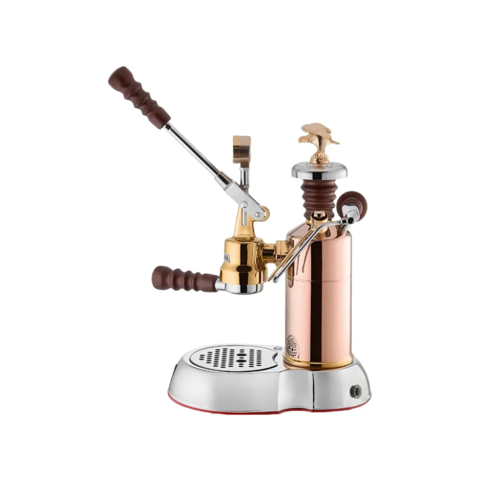 La Pavoni Esperto Edotto manuaalinen espressokeitin – kultahopea