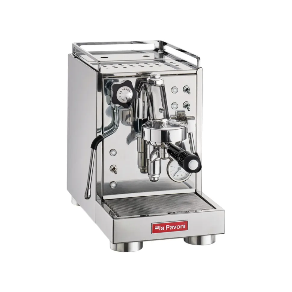 La Pavoni Mini Cellini Steel espressokeitin – puoliammattimainen, teräs