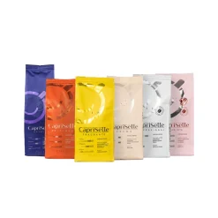 Lajitelma kahvipapuja Caprisette, 6 x 250 g