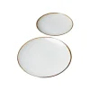 Lautassetti Homla Larisa Cream, 2 kpl.