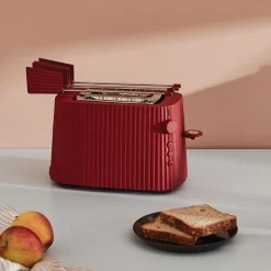Leivänpaahdin Alessi Plisse Red