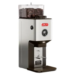 Lelit William PL72 espresso-kahvimylly – musta/hopea