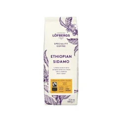 Luomu kahvipavut Löfbergs Ethiopian Sidamo Fairtrade, 500 g