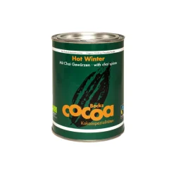 Luomukaakaojauhe Becks Cacao Hot Winter talviset mausteet, 250 g