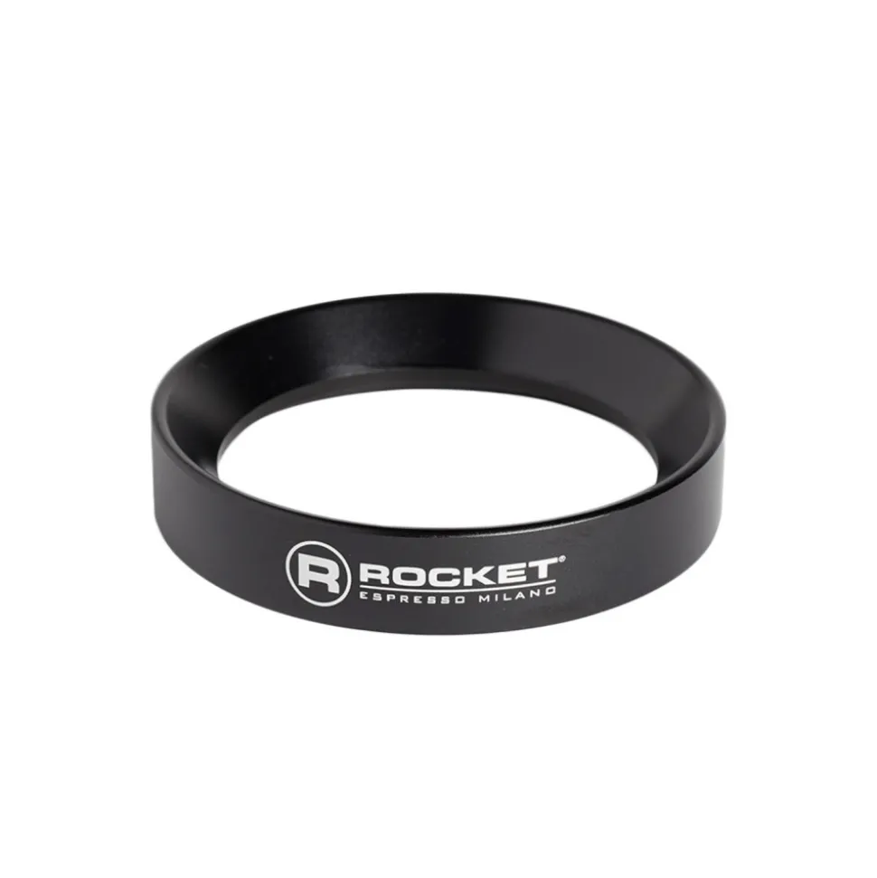Magnetilla annostelusuppilo Rocket Espresso (Matta musta) 58mm