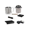 Maitokannu CHiATO, 350 ml + WDT-työkalu CHiATO + Tamppausmatto Motta + Porojentyhjennyslaatikko LELIT + Jauhetun kahvin tasoittaja Lelit PL121, 57 mm
