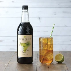 Makusiirappi jääteelle Sweetbird Jasmine Lime Iced Tea, 1 l