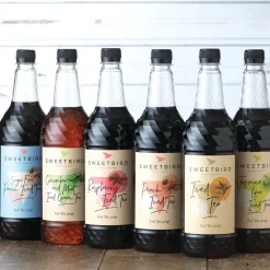 Makusiirappi jääteelle Sweetbird Raspberry Iced Tea, 1 l