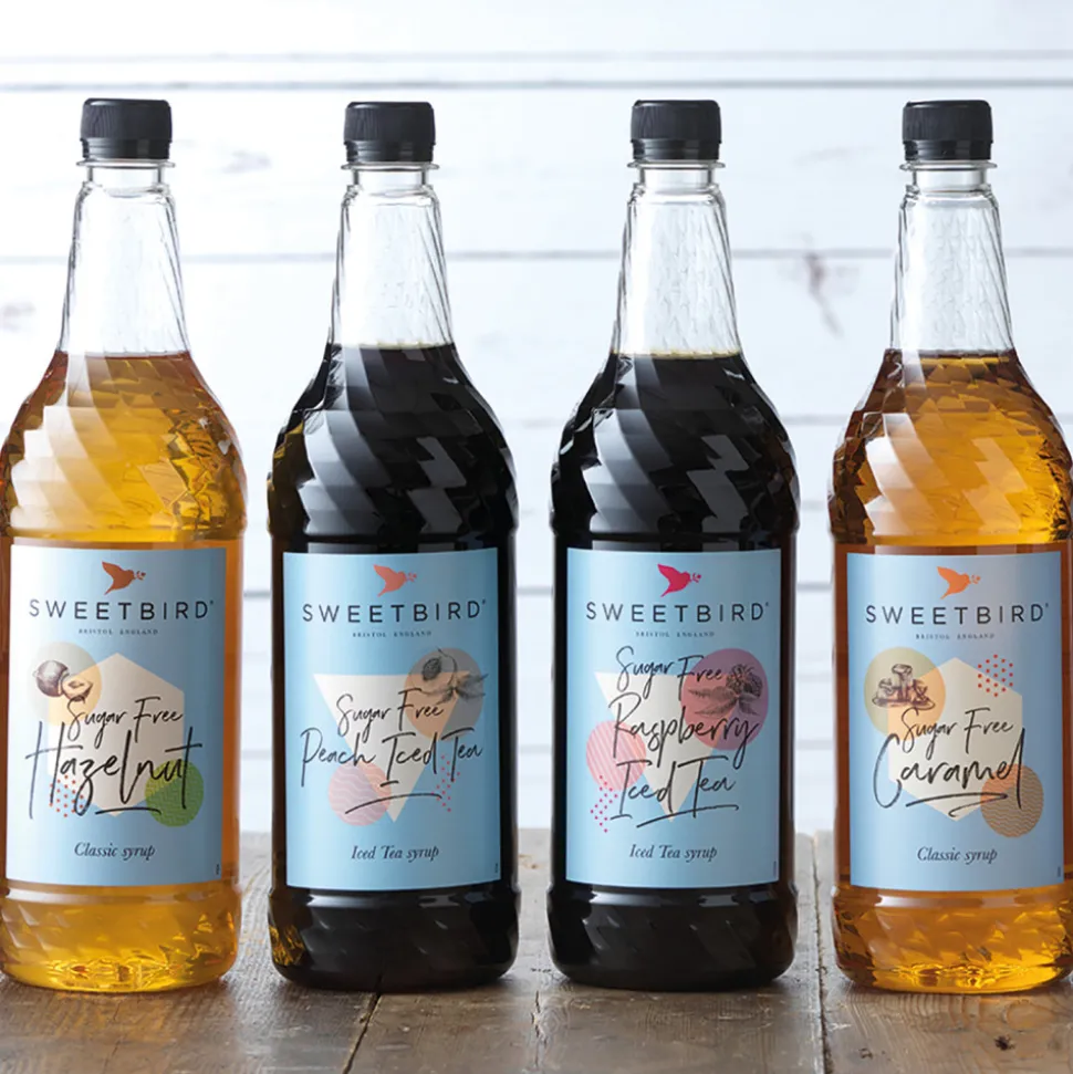 Makusiirappi Sweetbird Sugar-Free Hazelnut, 1 l