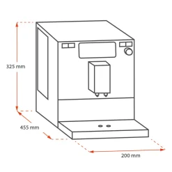 Melitta Caffeo Solo & Milk E953-102 kahviautomaatti – musta/hopea