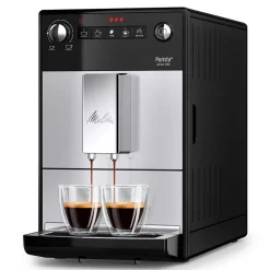Melitta Purista F23/0-101 kahviautomaatti – musta/hopea