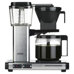 Moccamaster Automatic Brushed Silver kahvinkeitin – harjattu hopea