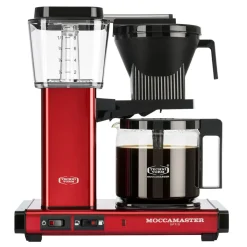 Moccamaster Optio Red Metallic kahvinkeitin – metallinen punainen