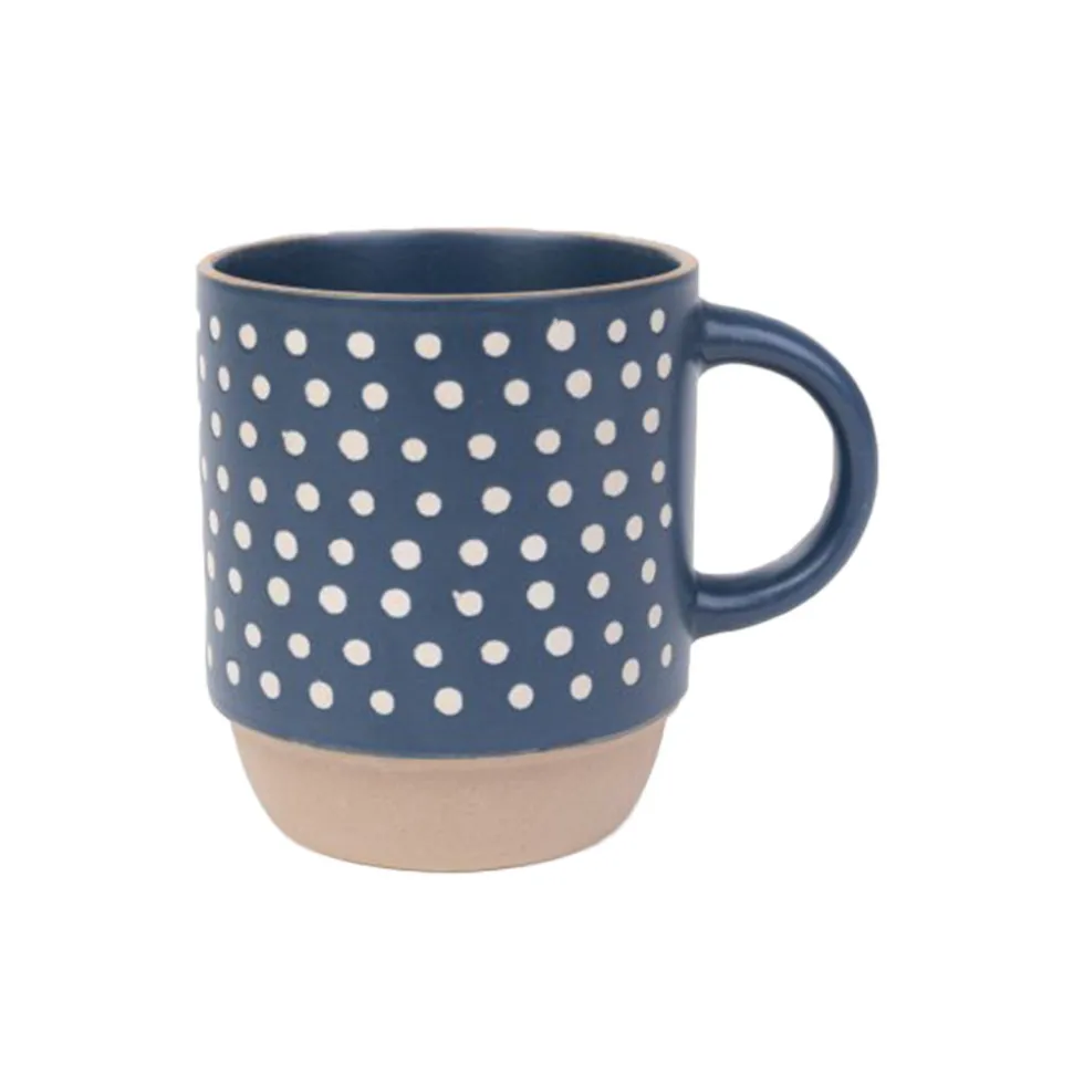 Muki Homla GRANTI Dots Navy Blue, 280 ml