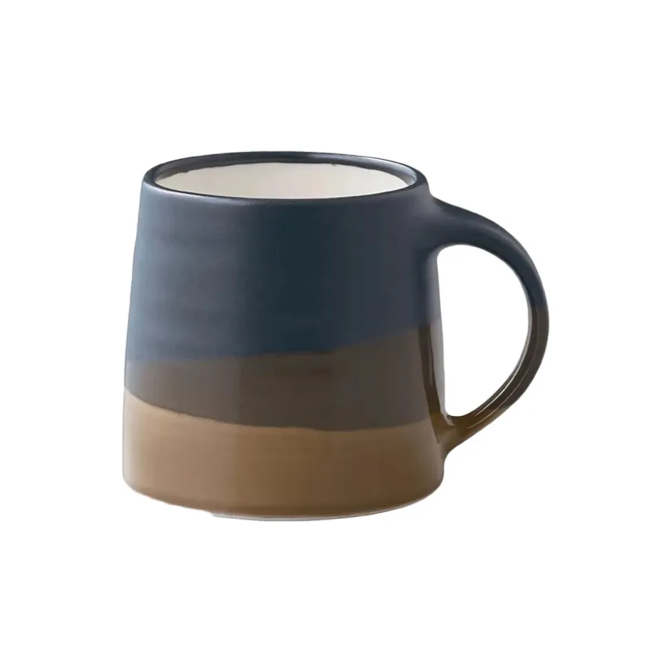 Muki Kinto SCS-S03 Black x Brown, 320 ml