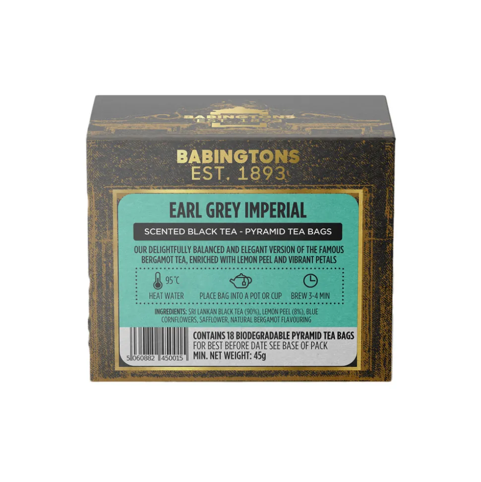 Musta tee Babingtons Earl Grey Imperial, 18 kpl.