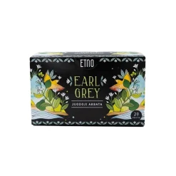 Musta tee ETNO Earl Grey, 20 kpl.