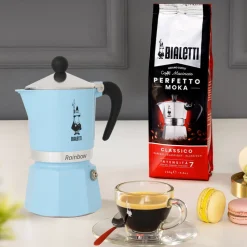 Mutteripannu Bialetti Moka Rainbow 6-cup Sininen