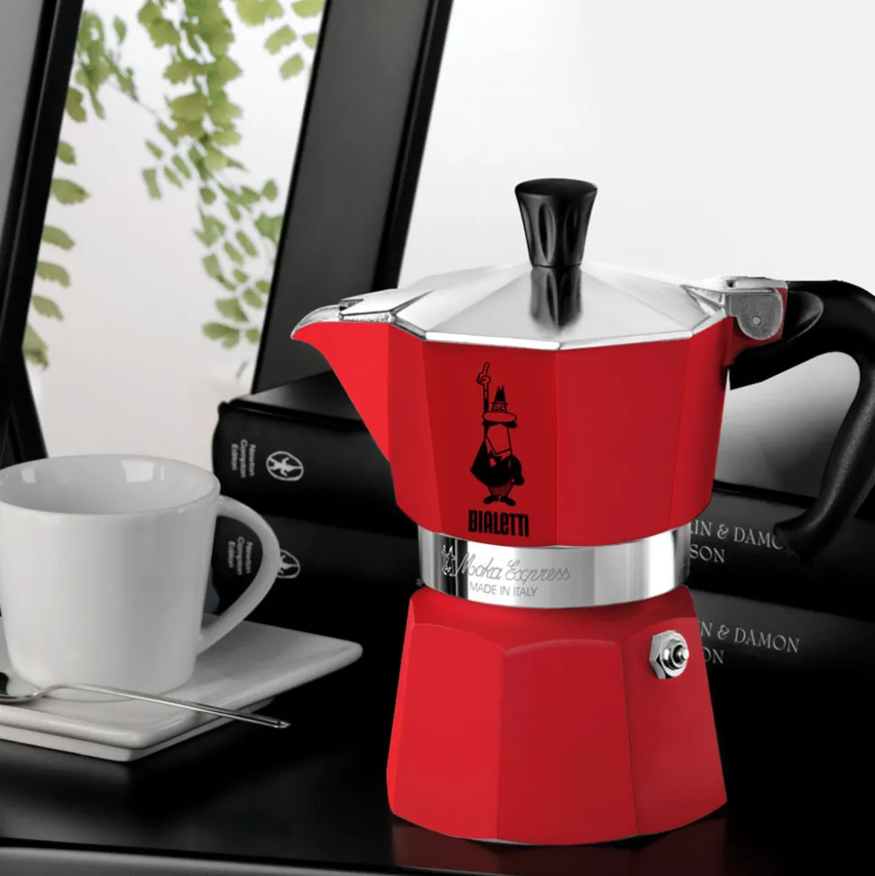 Mutteripannu Bialetti Moka Express Red 3 cups