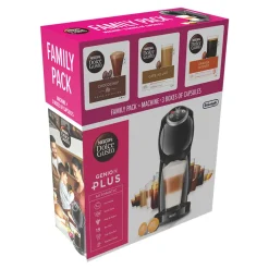 Nescafé Dolce Gusto Family Pack Genio S Plus + 3 laatikkoa kahvikapseleita