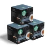 NESCAFÉ® Dolce Gusto® -koneille sopiva kahvikapselisarja Starbucks Espresso Roast, 3 x 12 kpl.