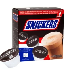 NESCAFÉ® Dolce Gusto® -koneisiin sopivat kaakaokapselit Snickers, 8 kpl.