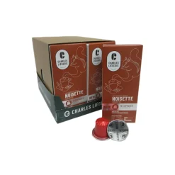 Nespresso® koneisiin sopivat kahvikapselit Charles Liégeois Noisette, 10 kpl.