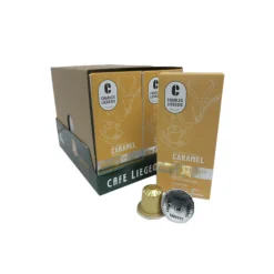 Nespresso® koneisiin sopivat kahvikapselit Charles Liégeois Caramel, 10 kpl.