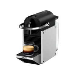 Nespresso Pixie EN127.S kapselikeitin DeLonghi – hopea