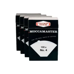 Paperinen suodatinpussi kahvinkeittimille Moccamaster No.4 x 100 kpl.