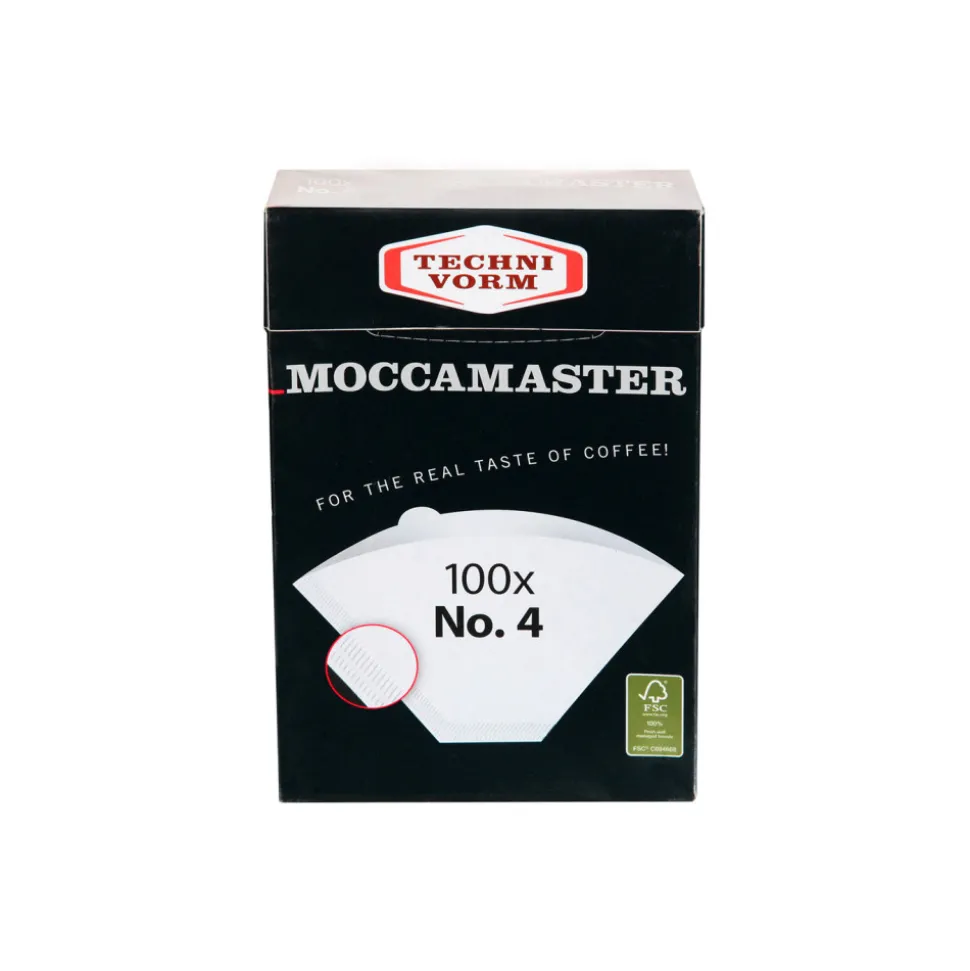 Paperinen suodatinpussi kahvinkeittimille Moccamaster No.4