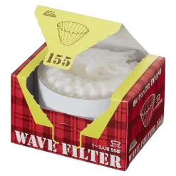 Paperisuodattimet Kalita Wave #155 White, 50 kpl.