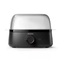 Philips 3000 Series HD9137/90 kananmunankeitin 6 munaa varten – musta
