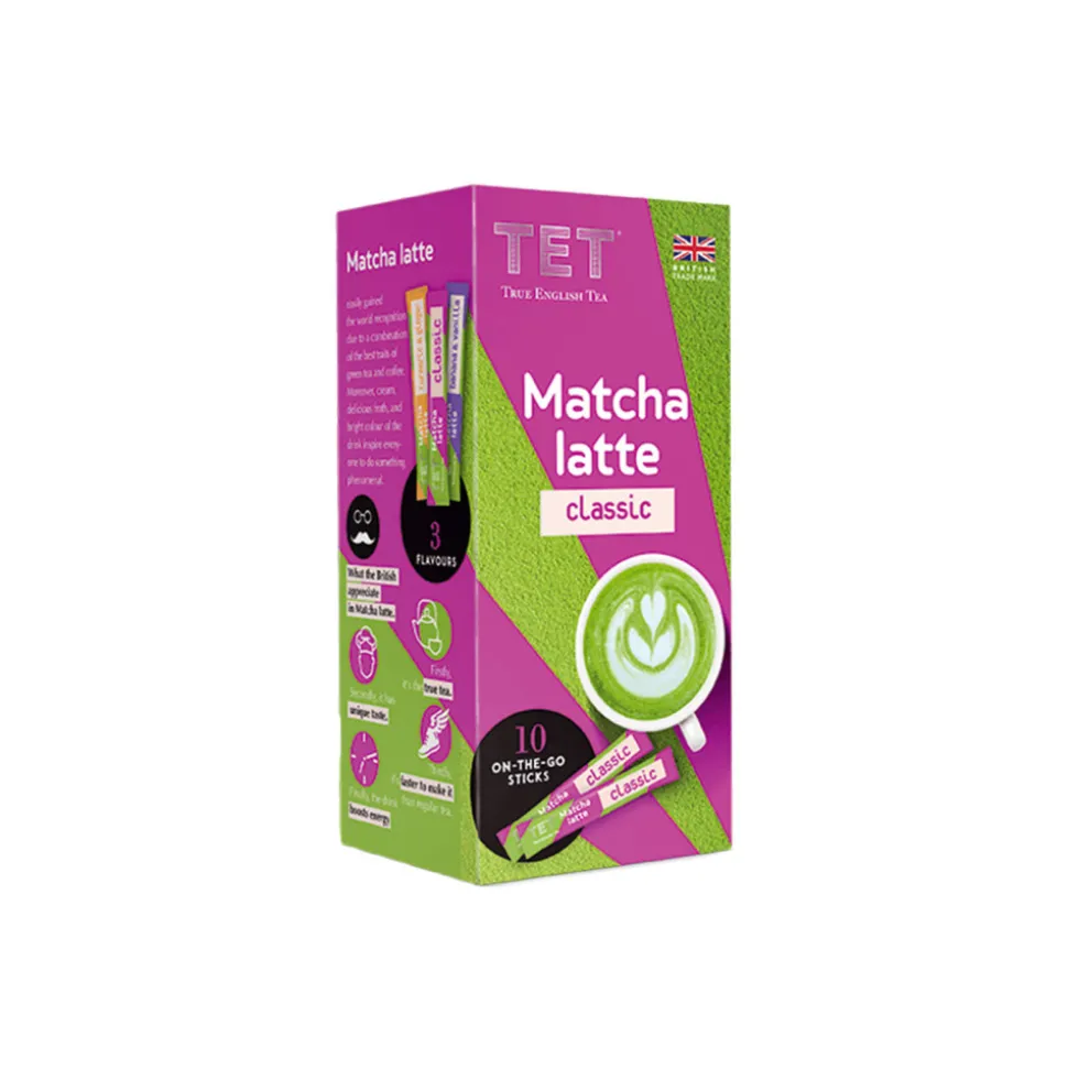 Pikatee True English Tea Matcha Latte Classic, 10 kpl.