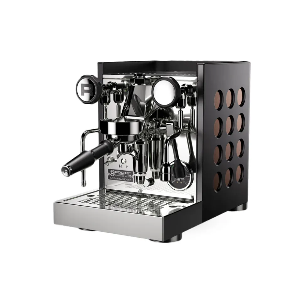 Rocket Appartamento TCA Black/Copper espressokone – musta/kupari