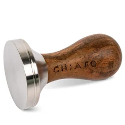 Ruostumattomasta teräksestä valmistettu tampperi puukahvalla CHiATO, 51 mm