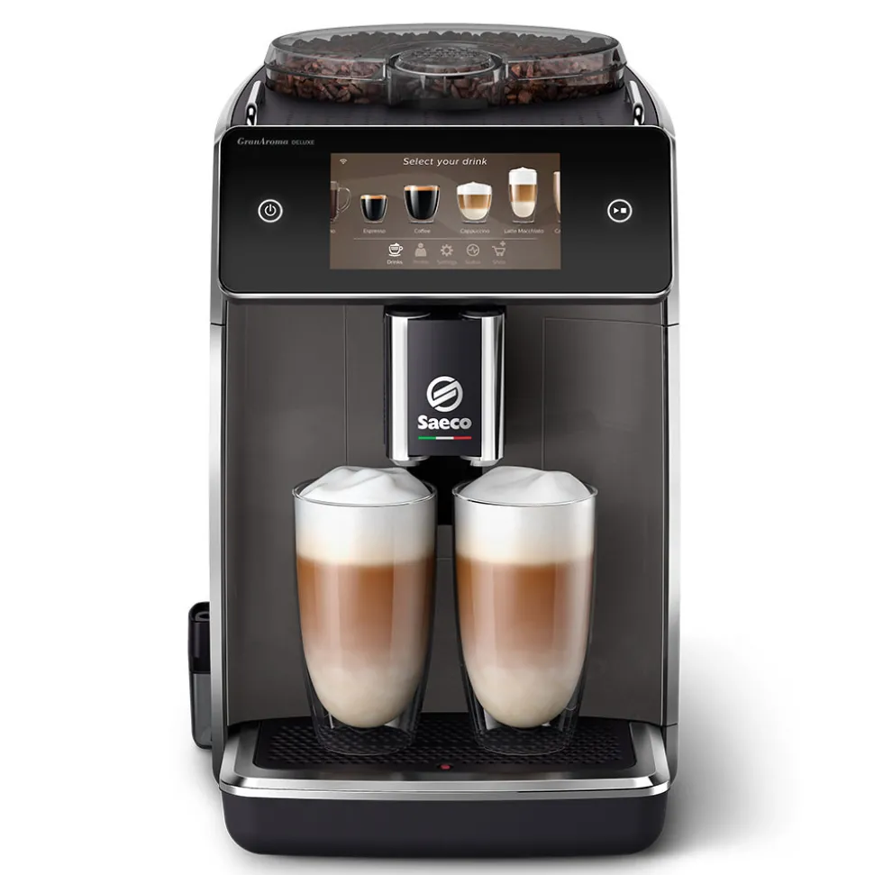 Saeco GranAroma Deluxe SM6682/10 kahviautomaatti – harmaa