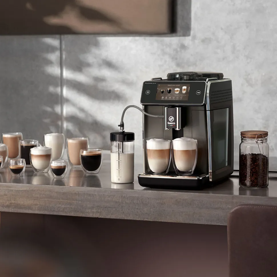 Saeco GranAroma Deluxe SM6682/10 kahviautomaatti – harmaa
