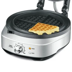 Sage the No-mess Waffle™ SWM520 vohvelirauta – hopea