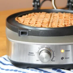 Sage the No-mess Waffle™ SWM520 vohvelirauta – hopea
