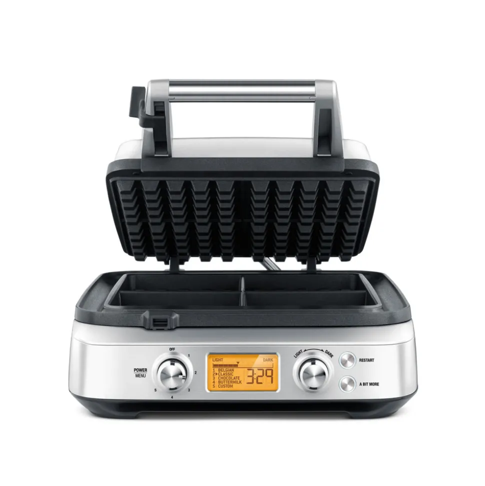 Sage the Smart Waffle™ SWM620 vohvelirauta – hopea
