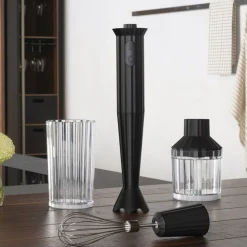 Sauvasekoitinsetti Alessi Plisse Black