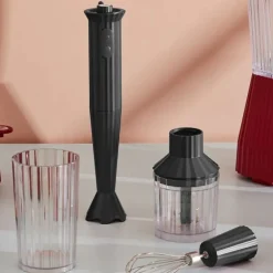 Sauvasekoitinsetti Alessi Plisse Black