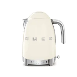 Sähköinen vedenkeitin säädettävällä lämpötilalla Smeg 50’s Style Cream KLF04CREU