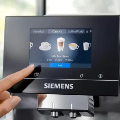 Siemens EQ700 TQ715R03 Integral kahviautomaatti – musta/hopea