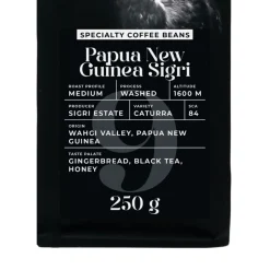 Specialty-kahvipavut Black Crow White Pigeon Papua New Guinea Sigri, 250 g