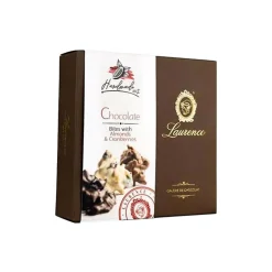 Suklaakarkit mantelilla ja karpalolla Laurence Golden Choco Bites, 140 g