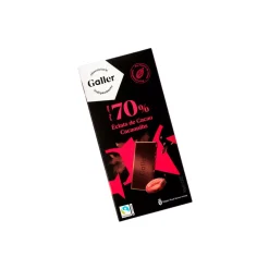 Suklaalevy Galler Dark Cocoa Nibs, 80 g
